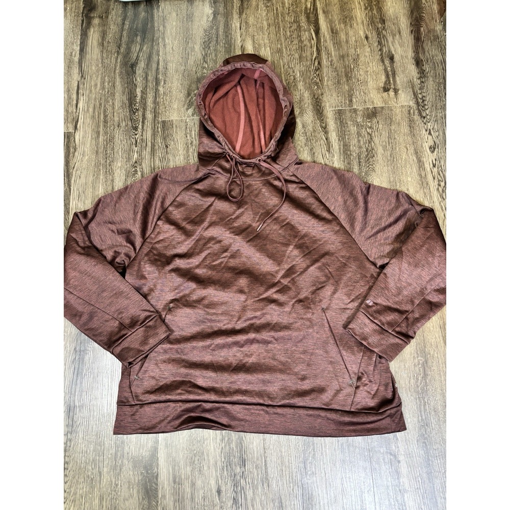 Russell Dri-Power 360 Men's Hoodie Maroon Size XL Activewear Pullover